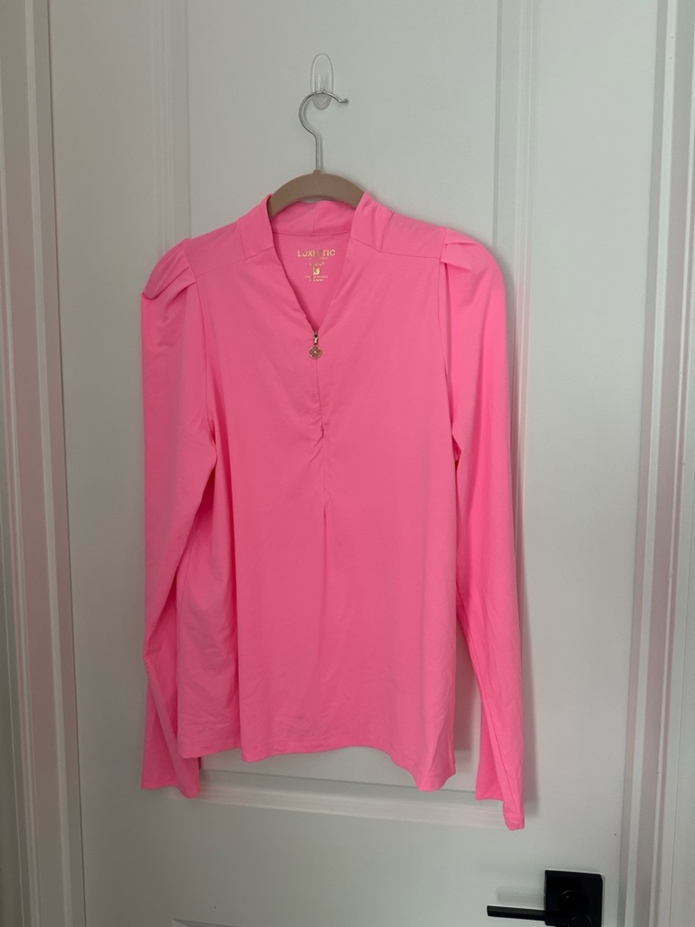 Lily Pulitzer UPF 50+ Luxletic Justine 1/2 Zip Pullover Pink